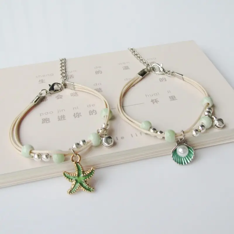 Cute Starfish Shell Bracelet for Women