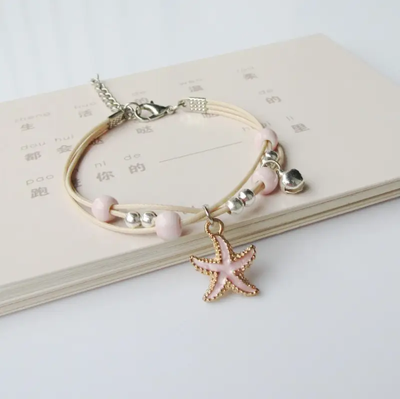 Cute Starfish Shell Bracelet for Women