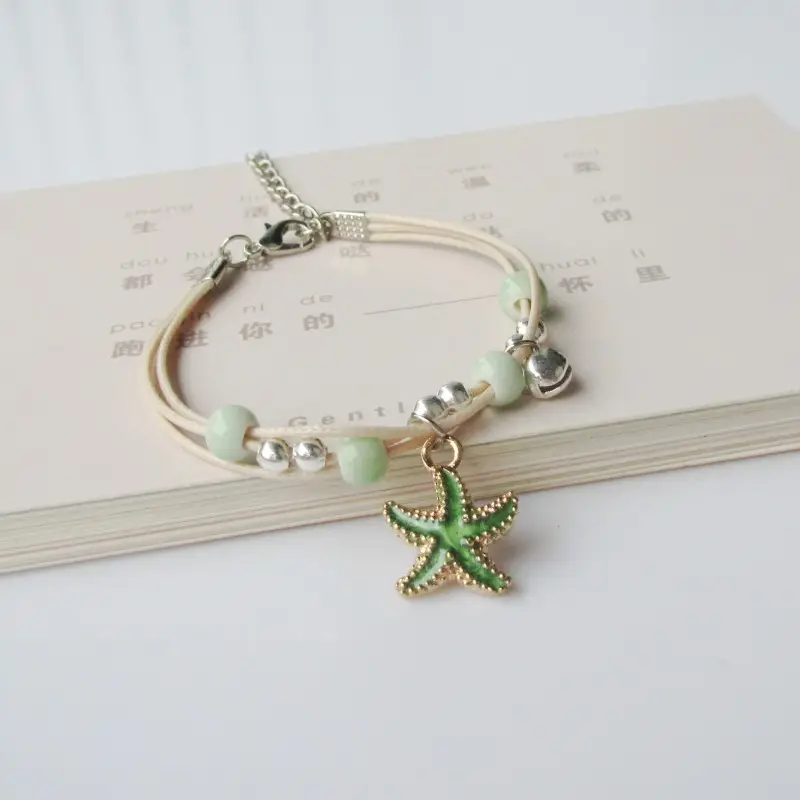 Cute Starfish Shell Bracelet for Women