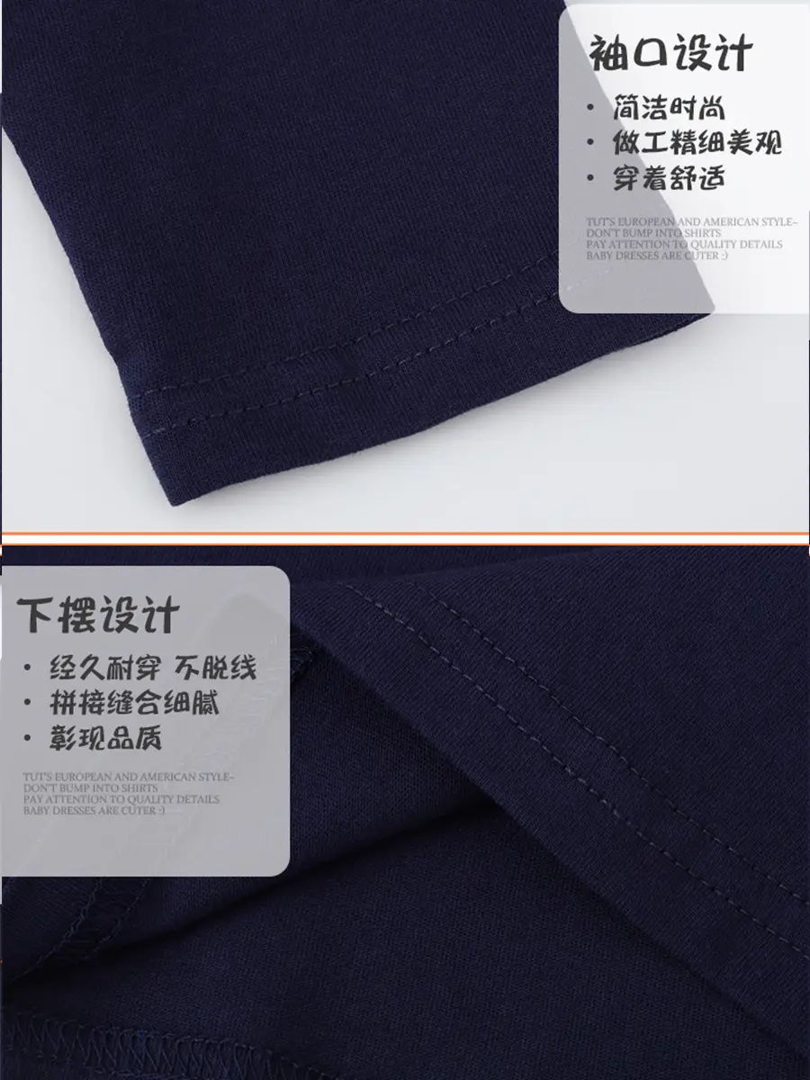 Blue Long-Sleeve Baby T-Shirt for Boys - Image 4