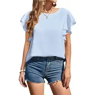 Women's 2023 V-Neck Zipper T-Shirt Orange — feature 10