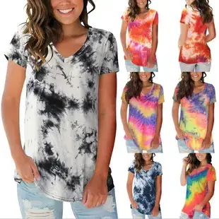 Women's 2023 V-Neck Zipper T-Shirt Orange — feature 2