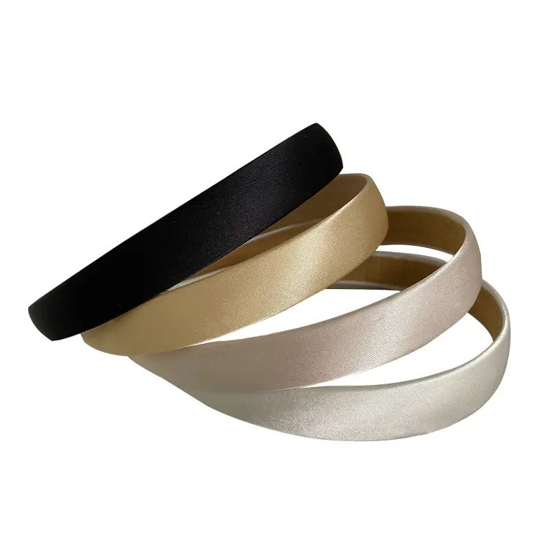 Korean Style Satin Hairband Fine Edge for Women - Image 9