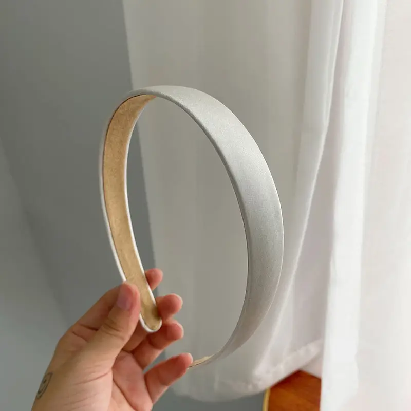 Korean Style Satin Hairband Fine Edge for Women - Image 2
