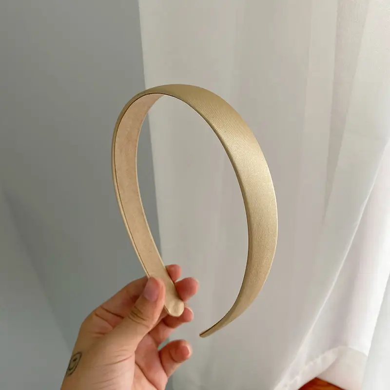 Korean Style Satin Hairband Fine Edge for Women - Image 4