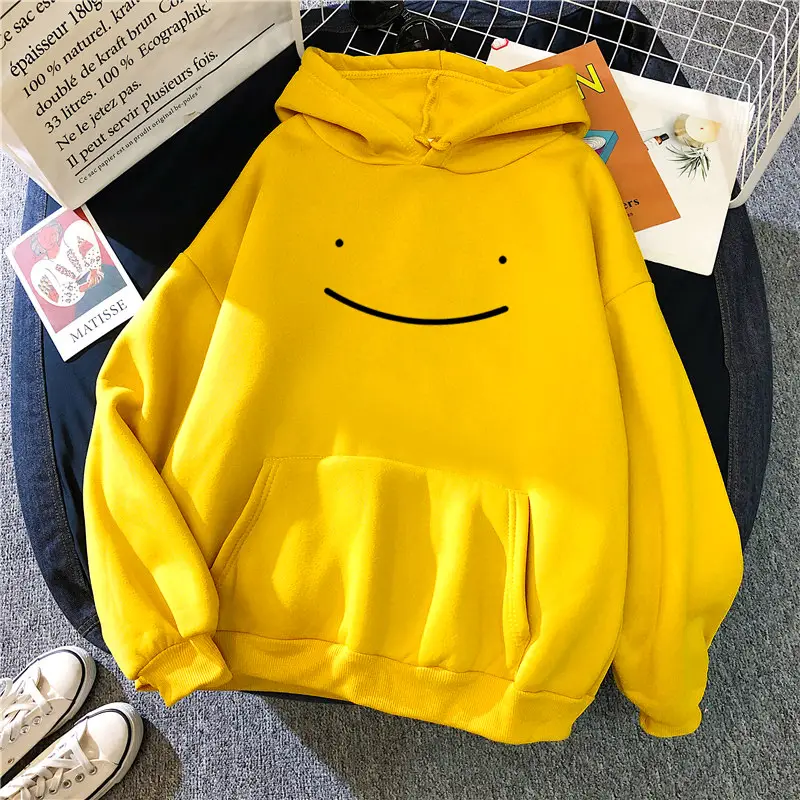 Green Fleece Hoodie with Fake Smile Design for Women — feature 11