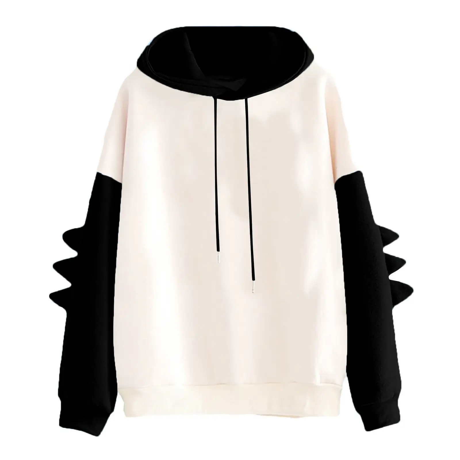 Men's 2024 Cartoon Dinosaur Hoodie Cream Blue - Image 11