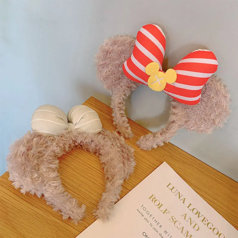 Purple Bunny Hairband with Blue Flower Decor - Image 22