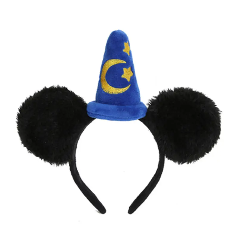 Purple Bunny Hairband with Blue Flower Decor - Image 6