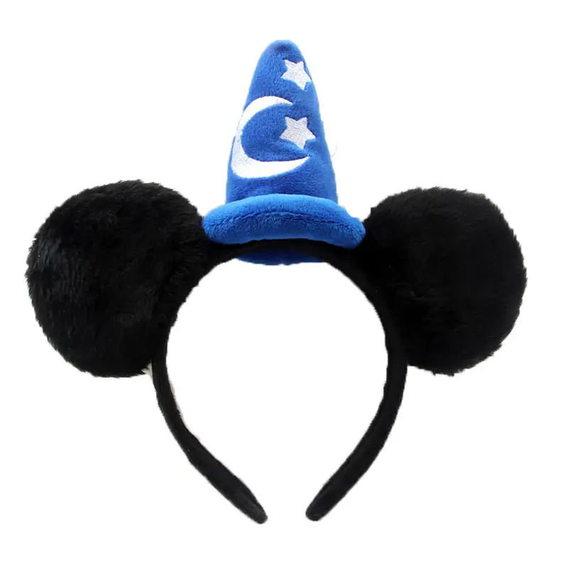Purple Bunny Hairband with Blue Flower Decor - Image 7
