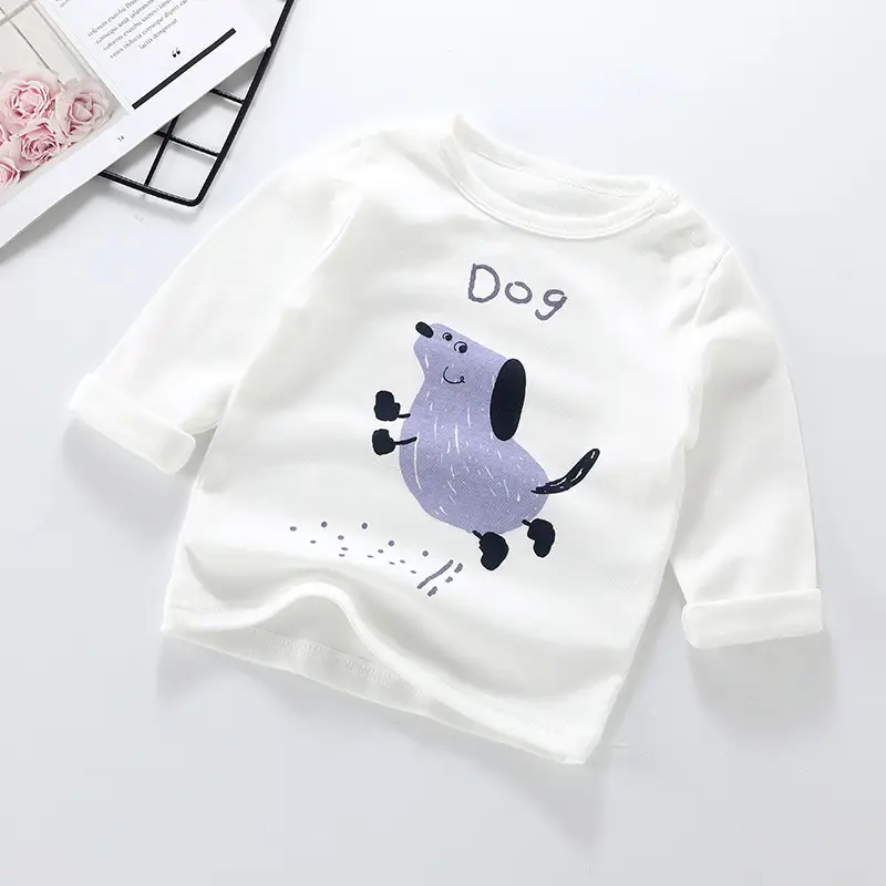 Baby Cotton Rabbit Sun Print T-Shirt White - Image 10
