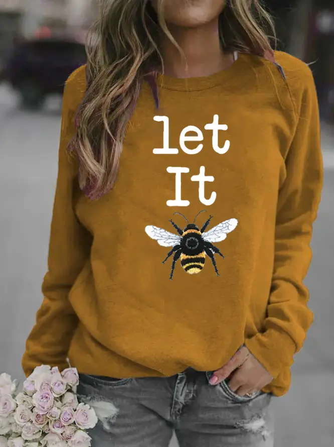 Women Grey Wolf Print Sweatshirt Round Neck 2020 - Image 11