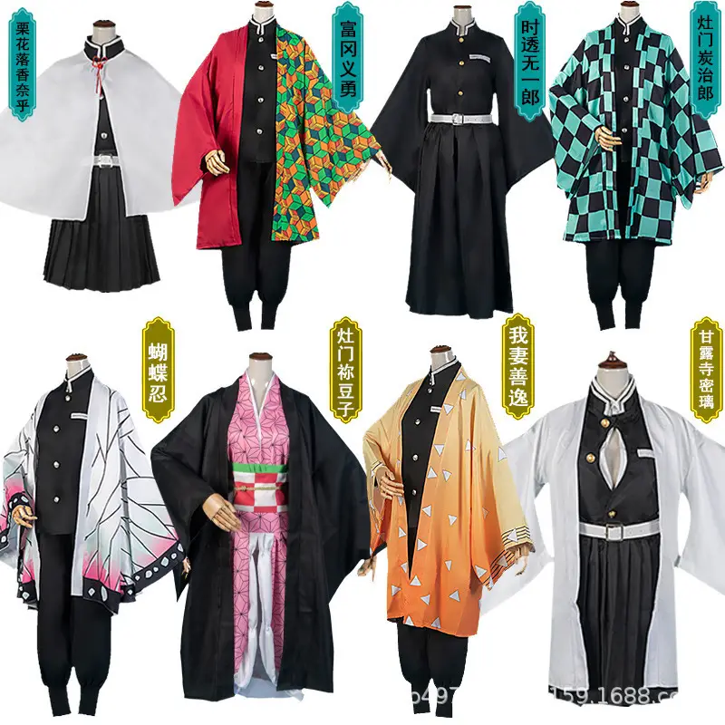 In-Stock Demon Slayer Cosplay Dress Tanjiro Nezuko Zenitsu Hashibira - Image 20