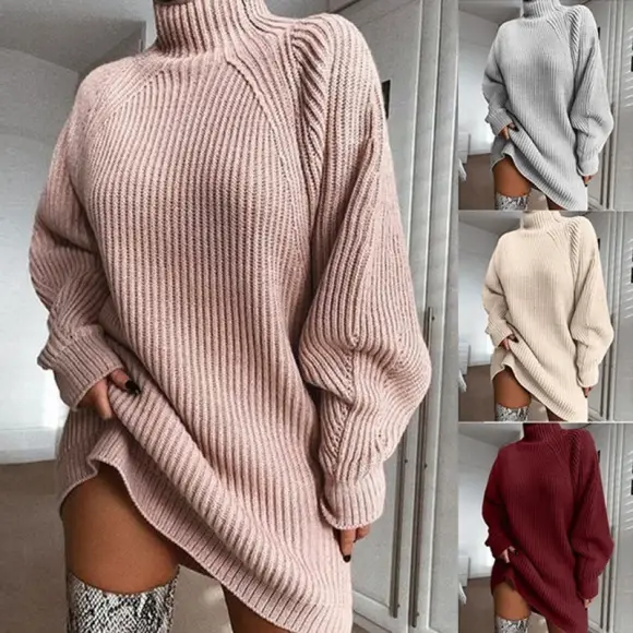 Women Cable Knit Button Sweater Cardigan Cream Large — feature 21