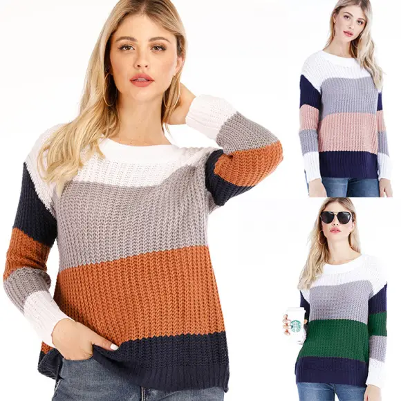 Women Cable Knit Button Sweater Cardigan Cream Large — feature 7
