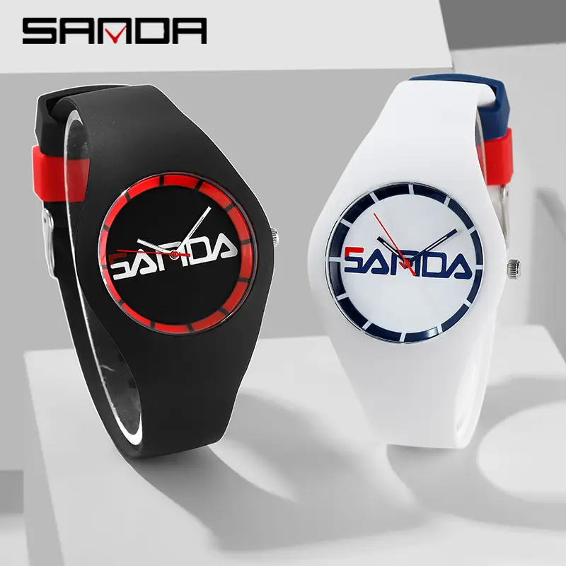 Sanda Purple Silicone Women's Quartz Watch - Image 28