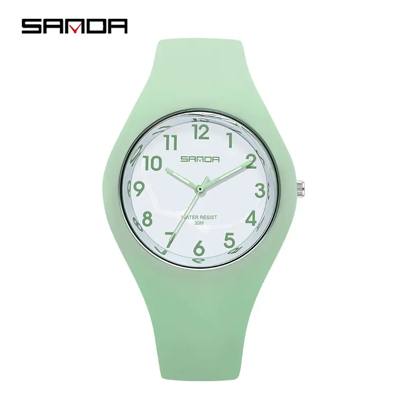 Sanda Purple Silicone Women's Quartz Watch - Image 14