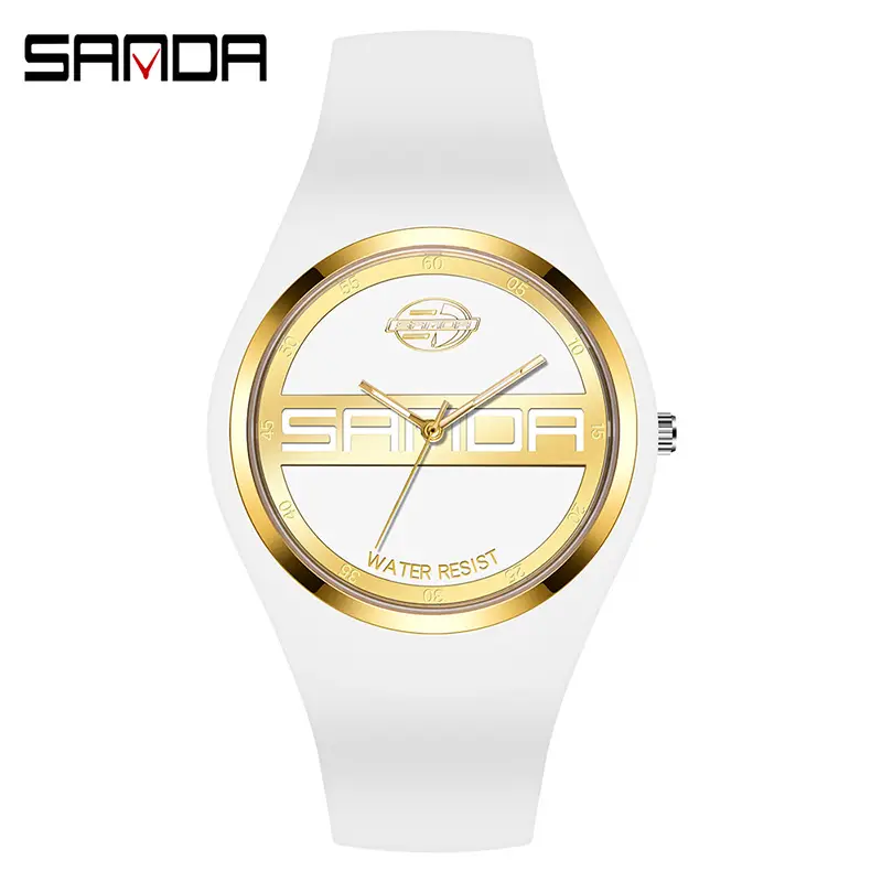 Sanda Purple Silicone Women's Quartz Watch - Image 20