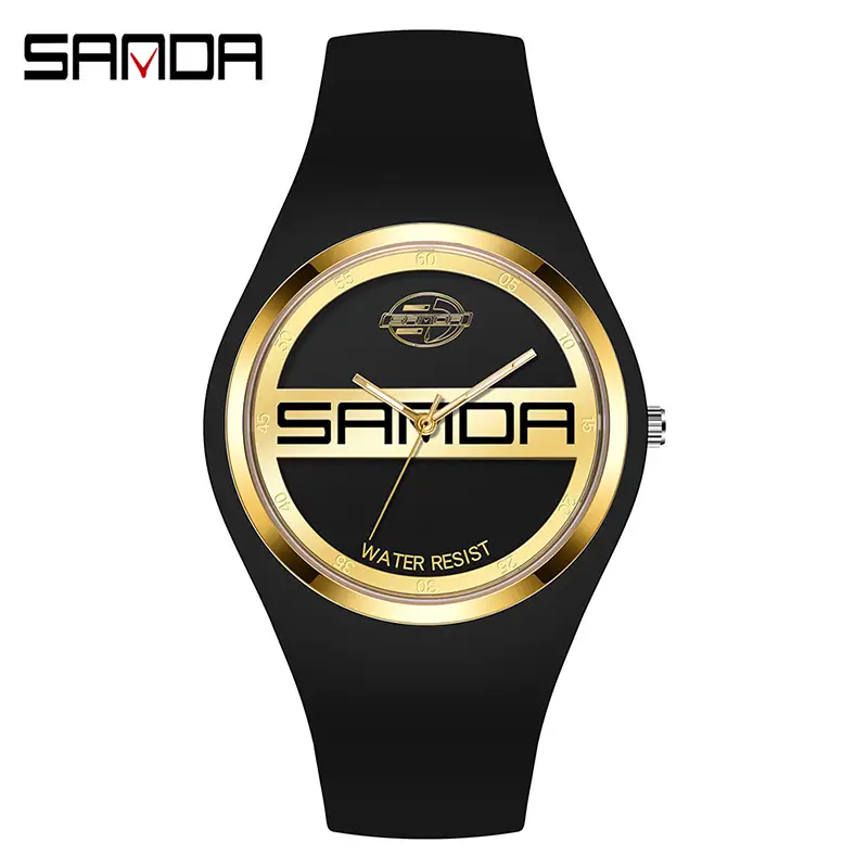 Sanda Purple Silicone Women's Quartz Watch - Image 24
