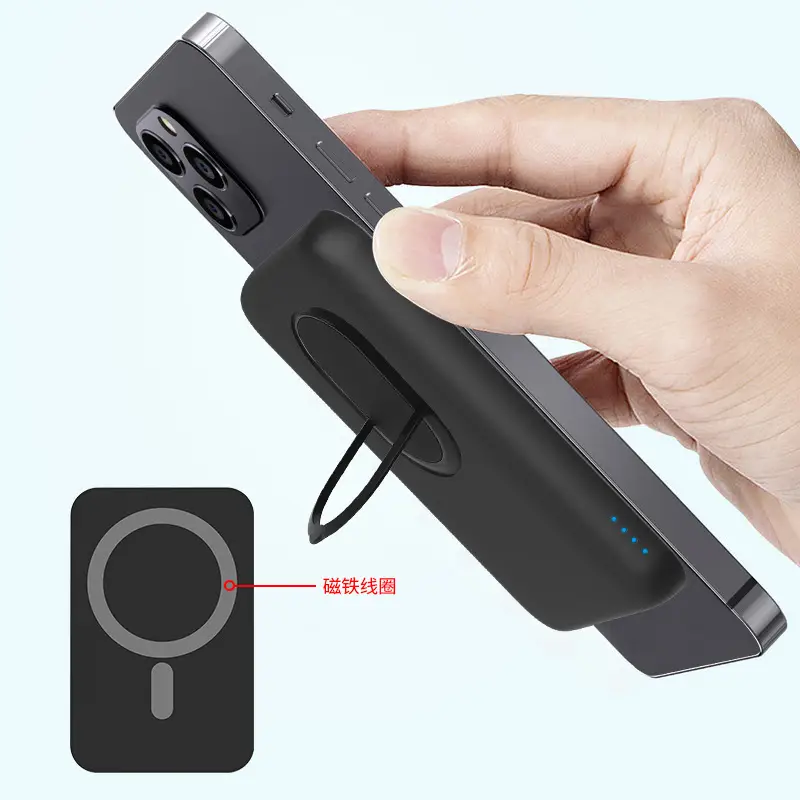 Magnetic Mini Power Bank 15W Wireless Charging - Image 4
