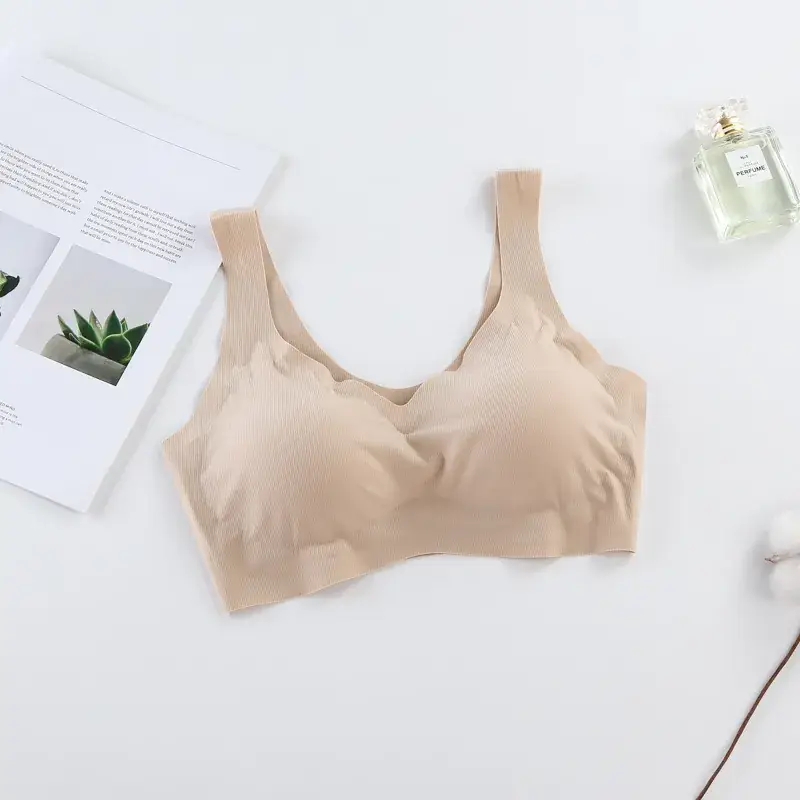 Wire-Free Push-Up Bra with Chest Pad & Back Support - Image 2