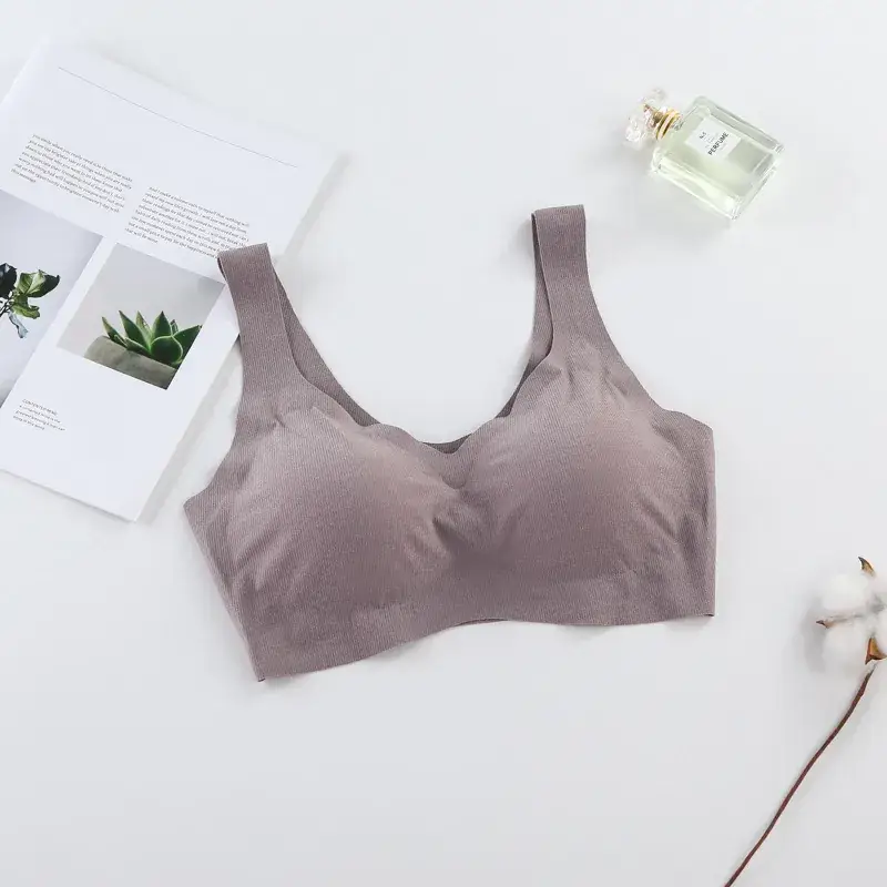 Wire-Free Push-Up Bra with Chest Pad & Back Support - Image 3