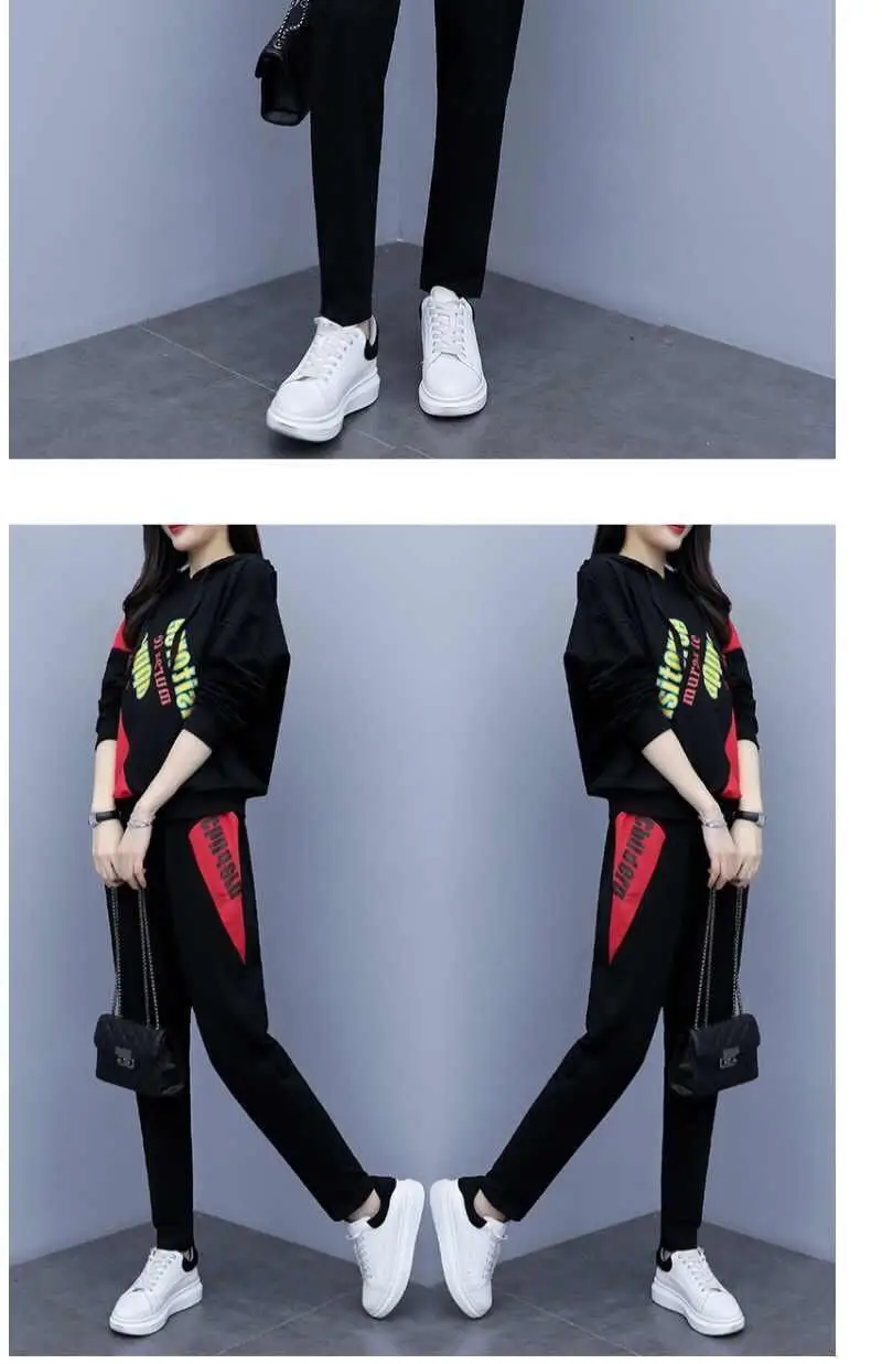 200kg Fat Body Cover Suit Black Red Women Autumn Winter — feature 9