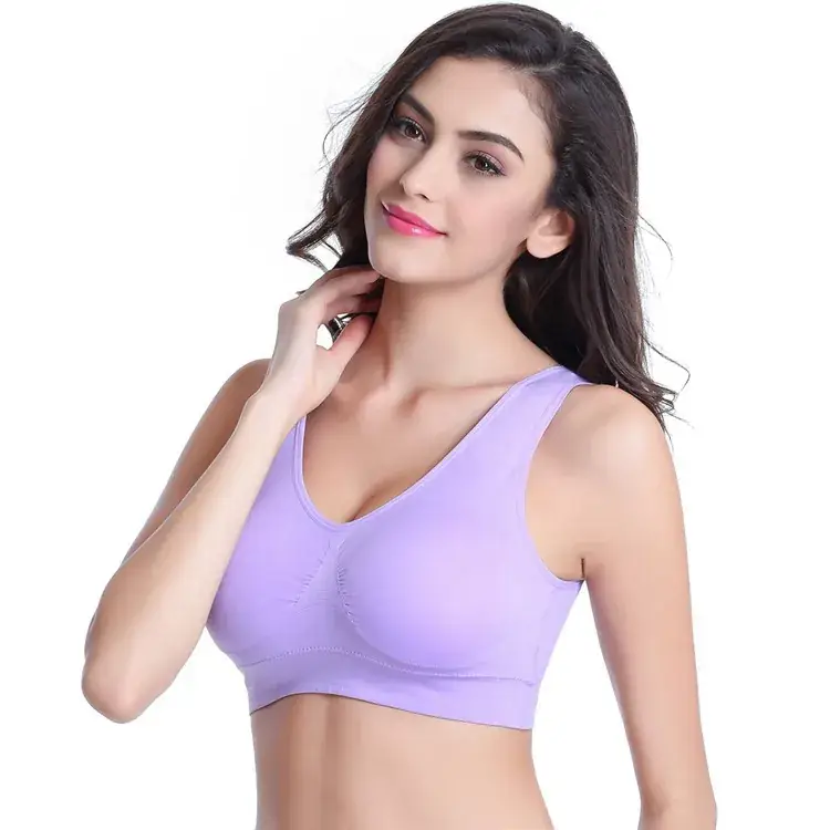 Purple Seamless Adjustable Yoga Vest for Women - Image 108