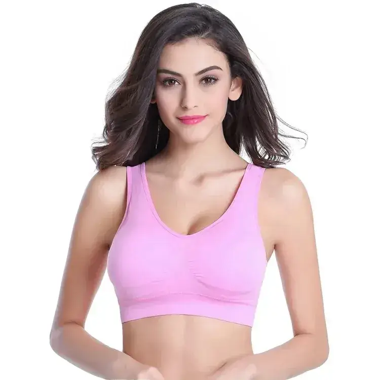 Purple Seamless Adjustable Yoga Vest for Women - Image 60