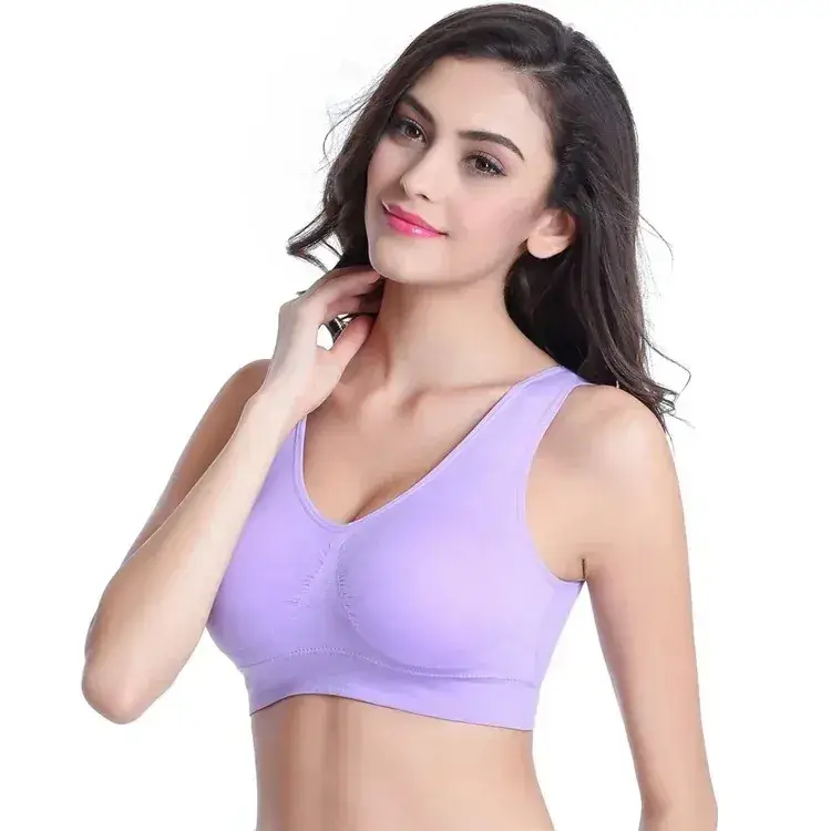 Purple Seamless Adjustable Yoga Vest for Women - Image 66