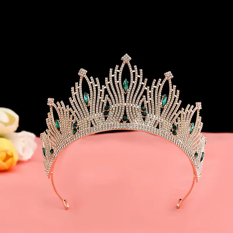 Crown Earrings for Women Bridal Veil Mori Series - Image 11