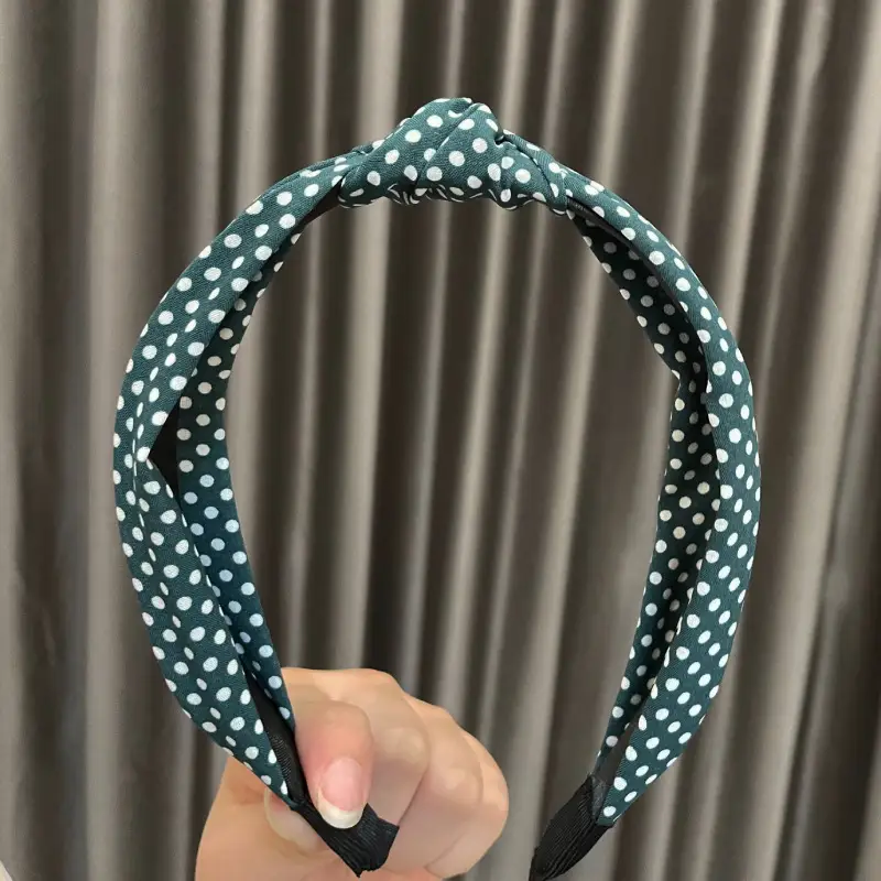 South Korea Dongdaemun Polka Dot Headband for Girls - Image 10