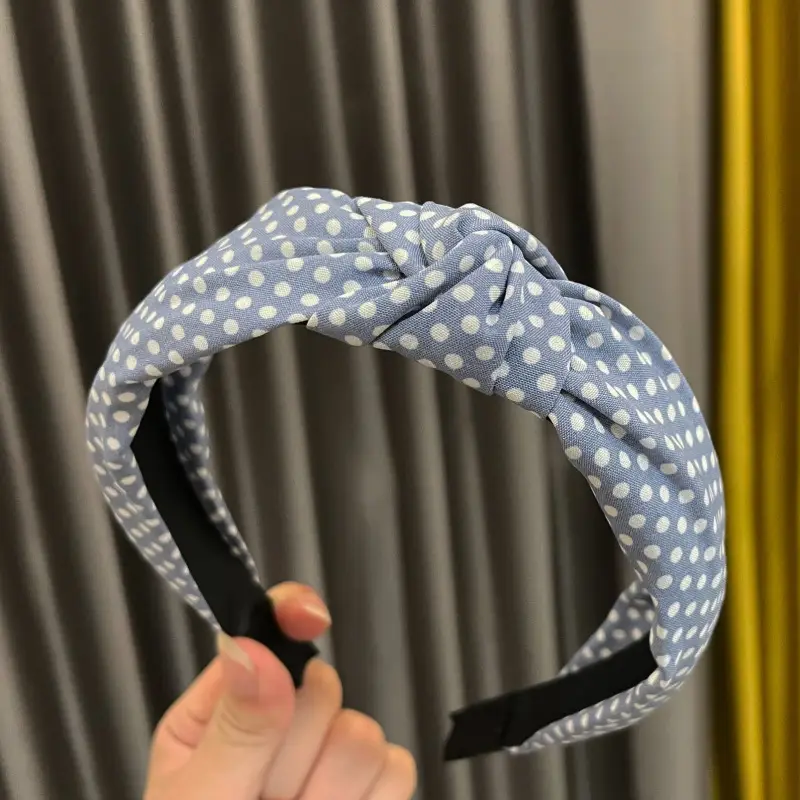 South Korea Dongdaemun Polka Dot Headband for Girls - Image 12