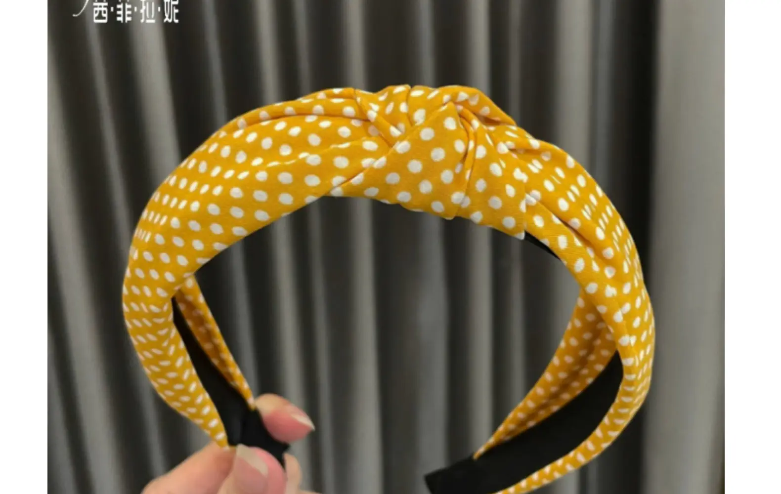 South Korea Dongdaemun Polka Dot Headband for Girls — feature 14