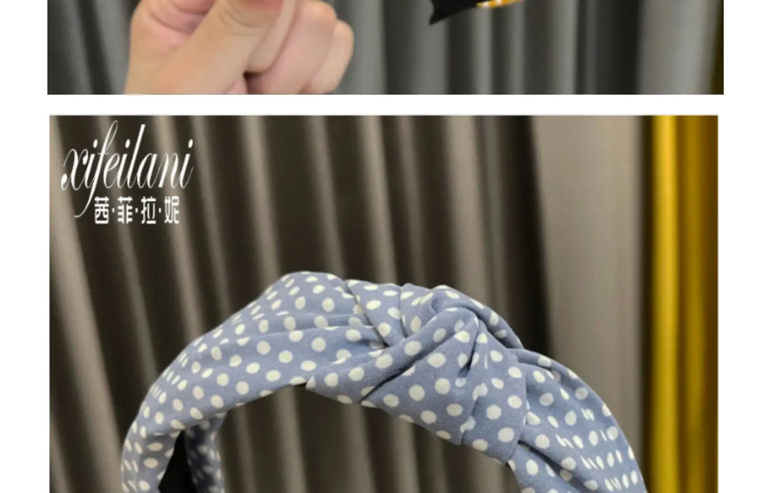 South Korea Dongdaemun Polka Dot Headband for Girls — feature 15