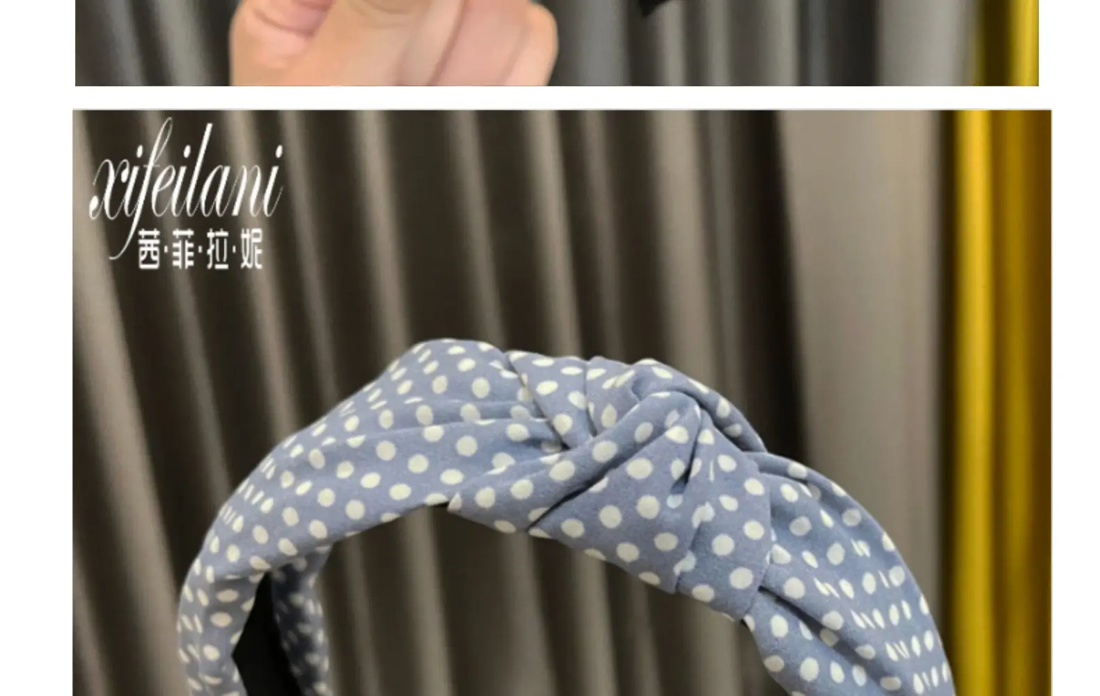 South Korea Dongdaemun Polka Dot Headband for Girls — feature 18