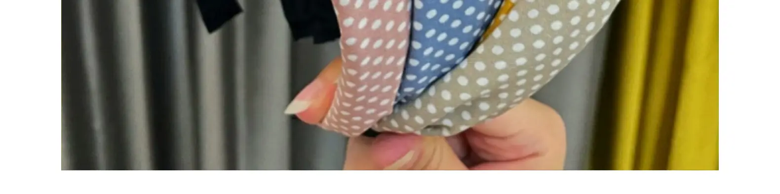 South Korea Dongdaemun Polka Dot Headband for Girls — feature 3