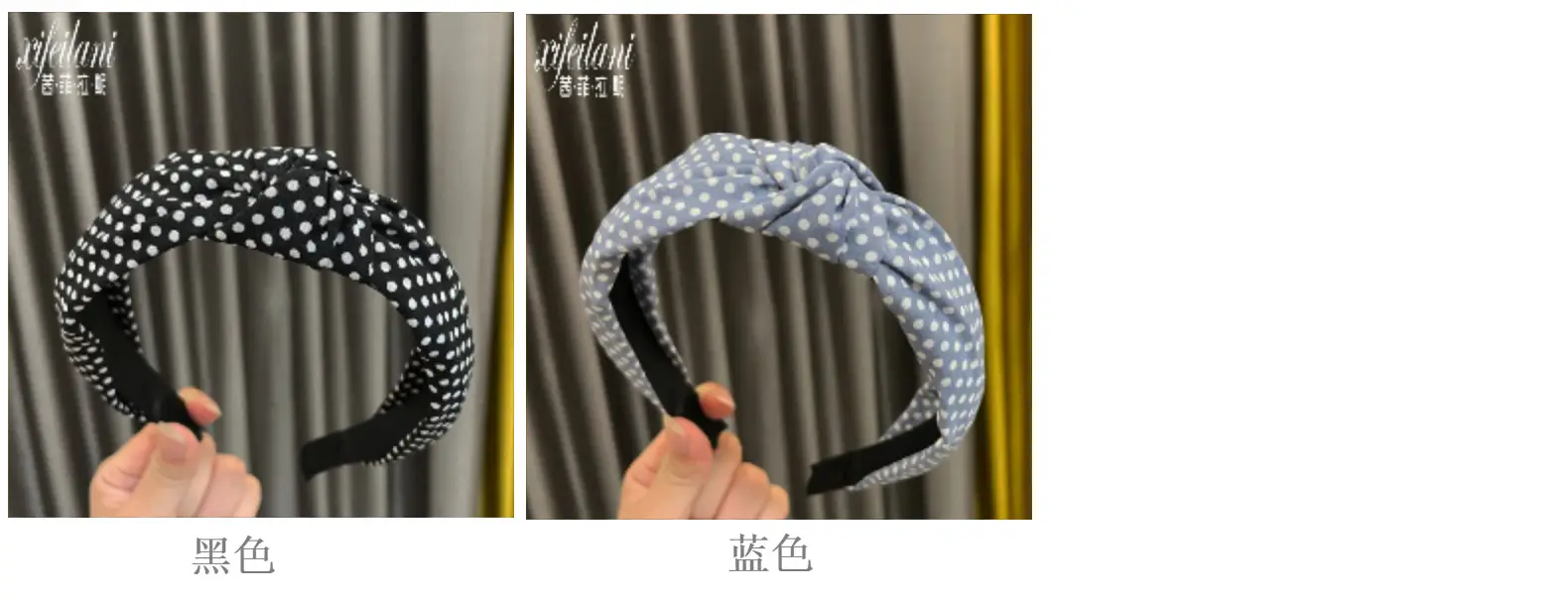 South Korea Dongdaemun Polka Dot Headband for Girls — feature 9