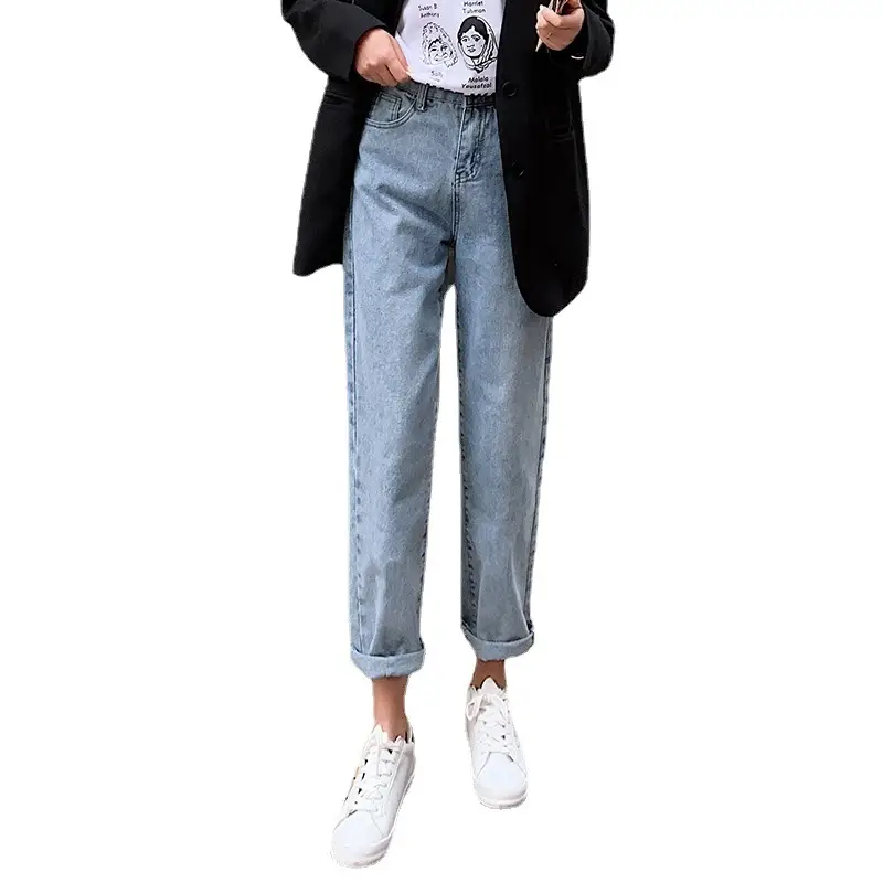 Women's Black Radish Cropped Pants with Checkered Shoes - Image 10