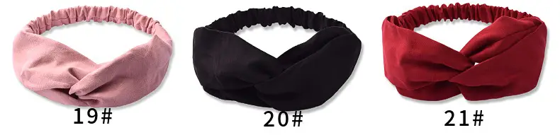 White Cross Knitted Hair Band for Women — feature 10