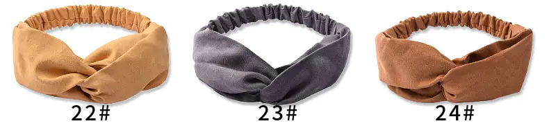 White Cross Knitted Hair Band for Women — feature 11