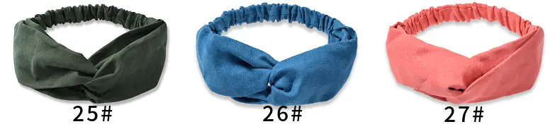 White Cross Knitted Hair Band for Women — feature 12
