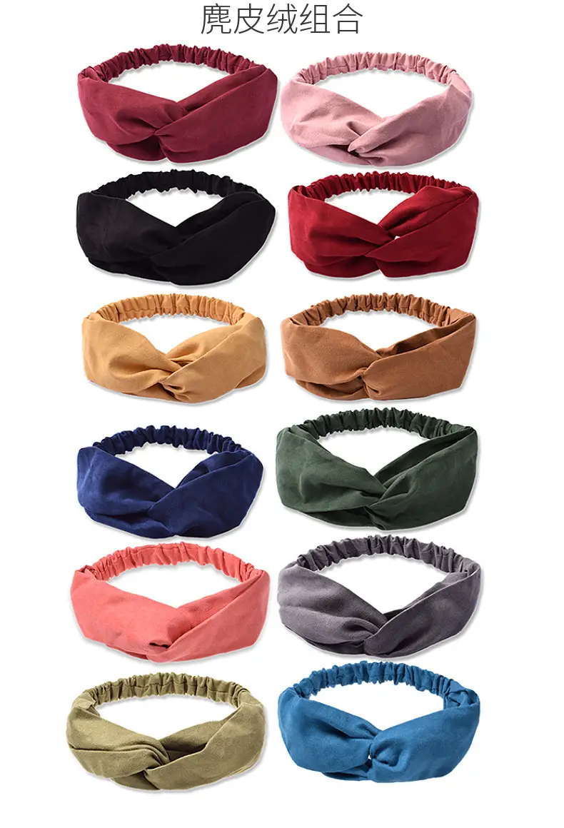 White Cross Knitted Hair Band for Women — feature 16
