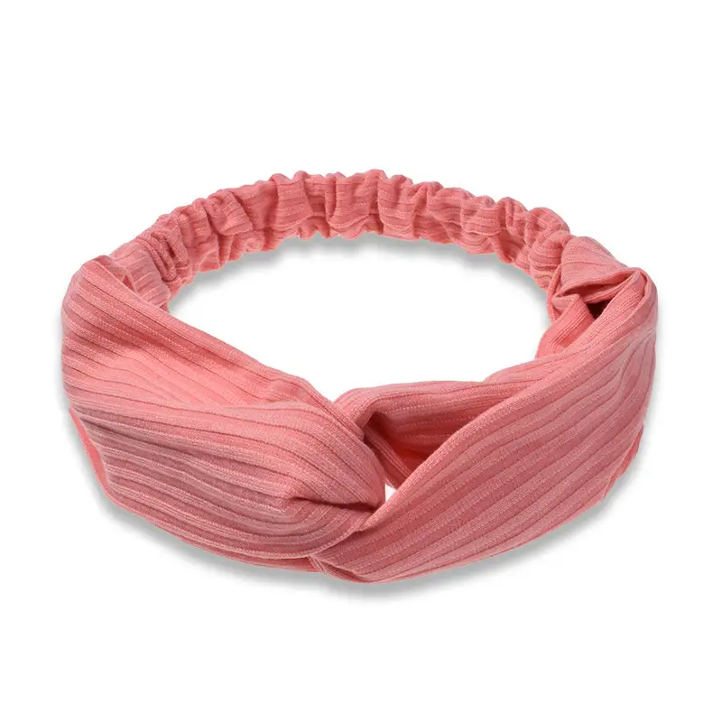 White Cross Knitted Hair Band for Women - Image 10