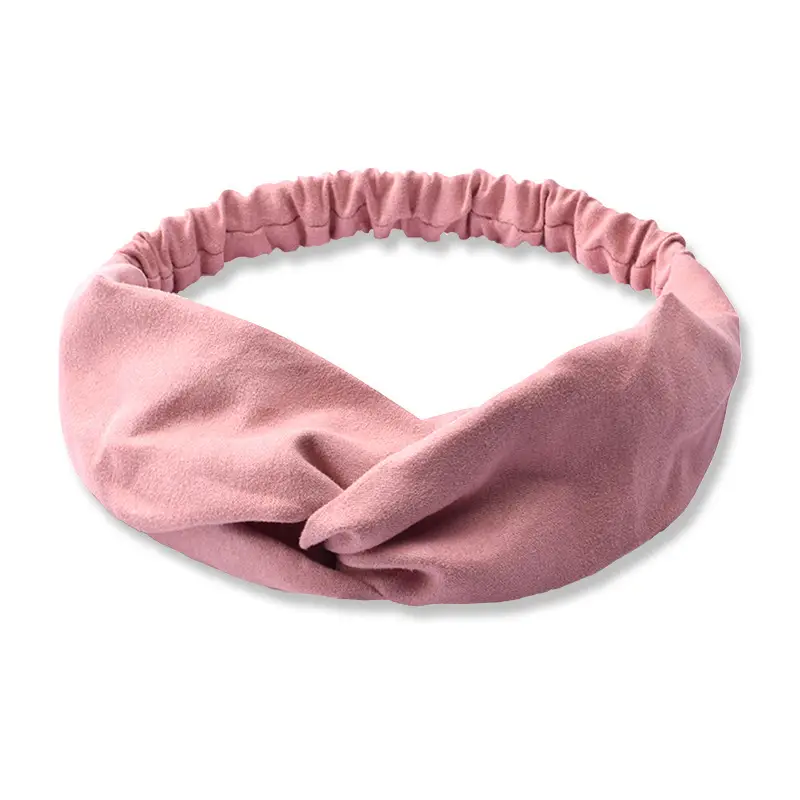 White Cross Knitted Hair Band for Women - Image 19