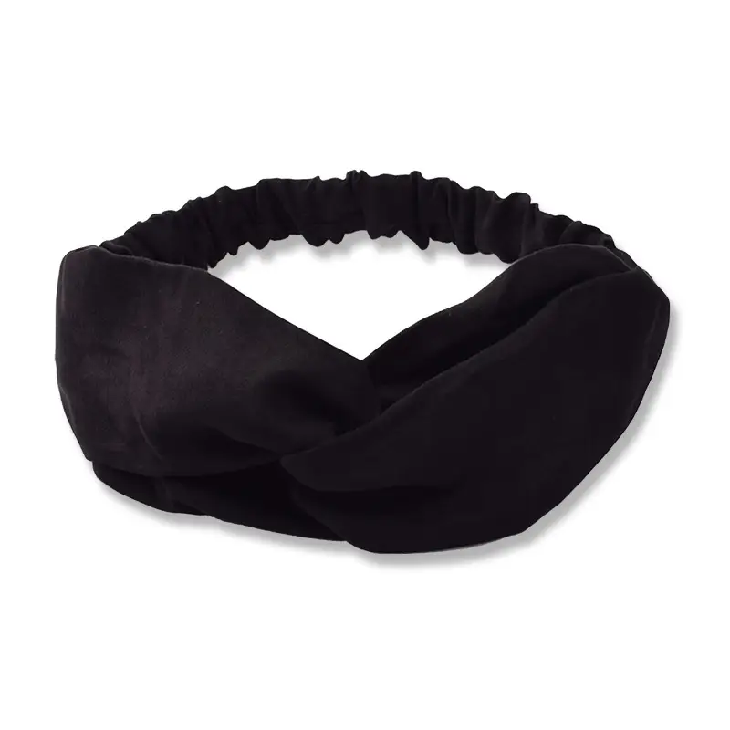 White Cross Knitted Hair Band for Women - Image 20