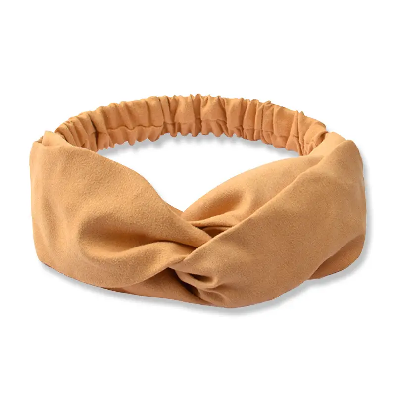 White Cross Knitted Hair Band for Women - Image 22