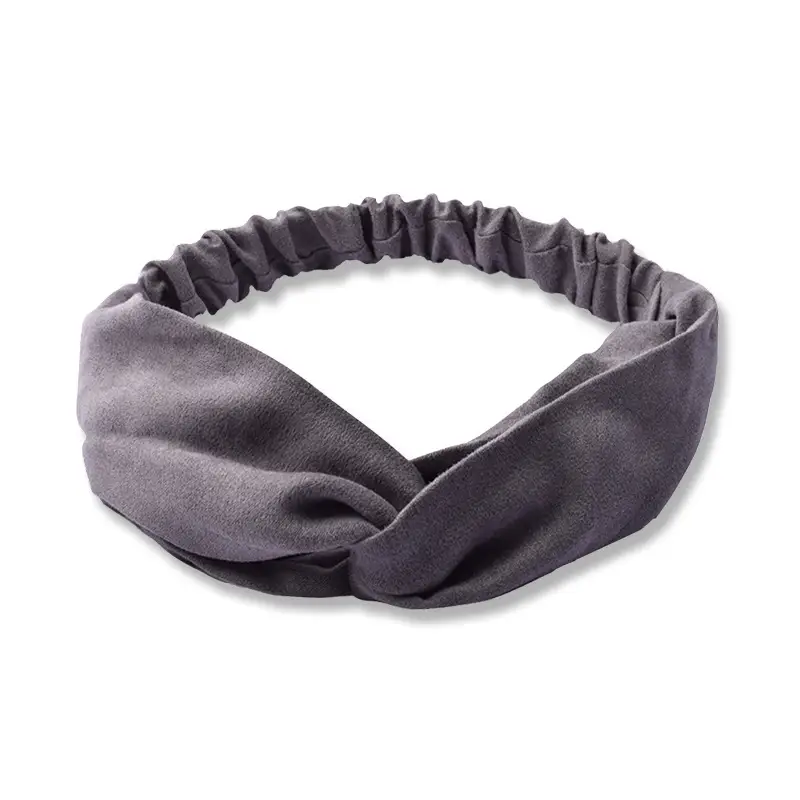 White Cross Knitted Hair Band for Women - Image 23