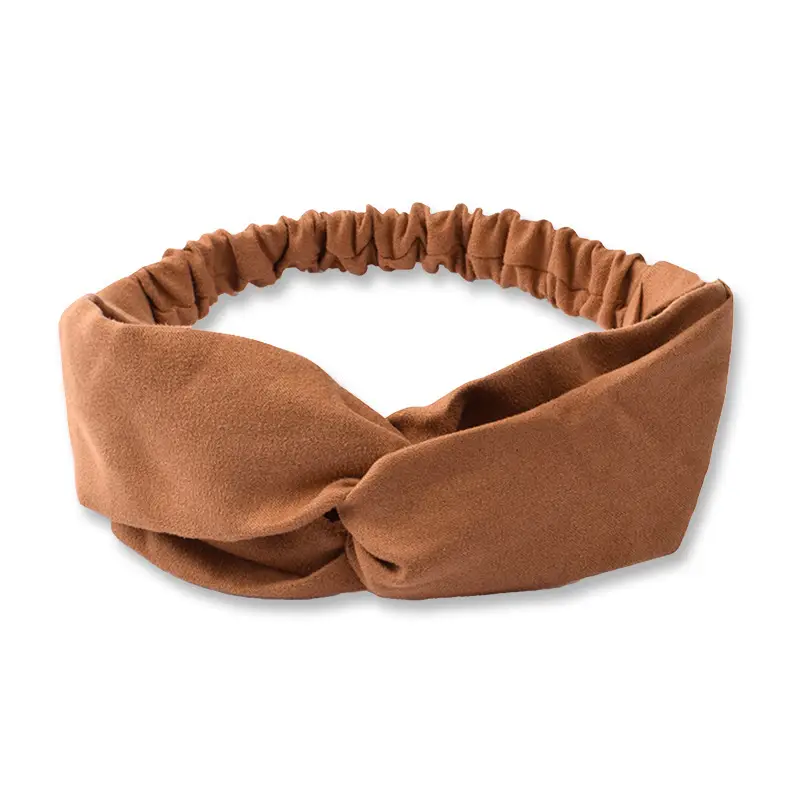 White Cross Knitted Hair Band for Women - Image 24