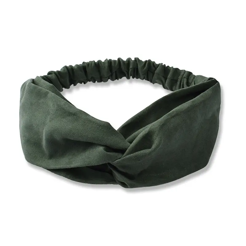 White Cross Knitted Hair Band for Women - Image 25